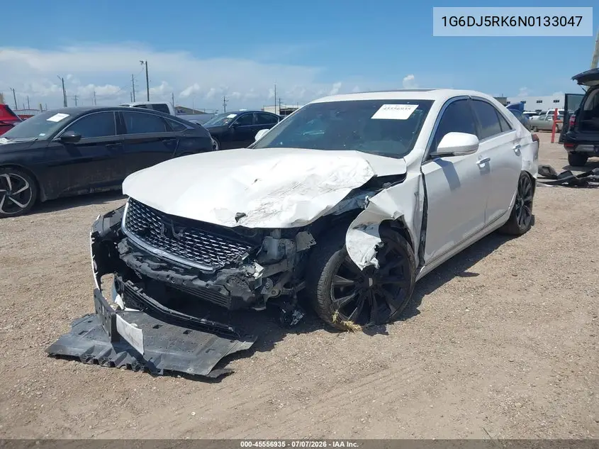 2022 Cadillac Ct4 Luxury VIN: 1G6DJ5RK6N0133047 Lot: 45556935