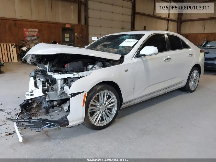 2023 Cadillac Ct4 Premium Luxury VIN: 1G6DF5RK8P0103911 Lot: 45005620