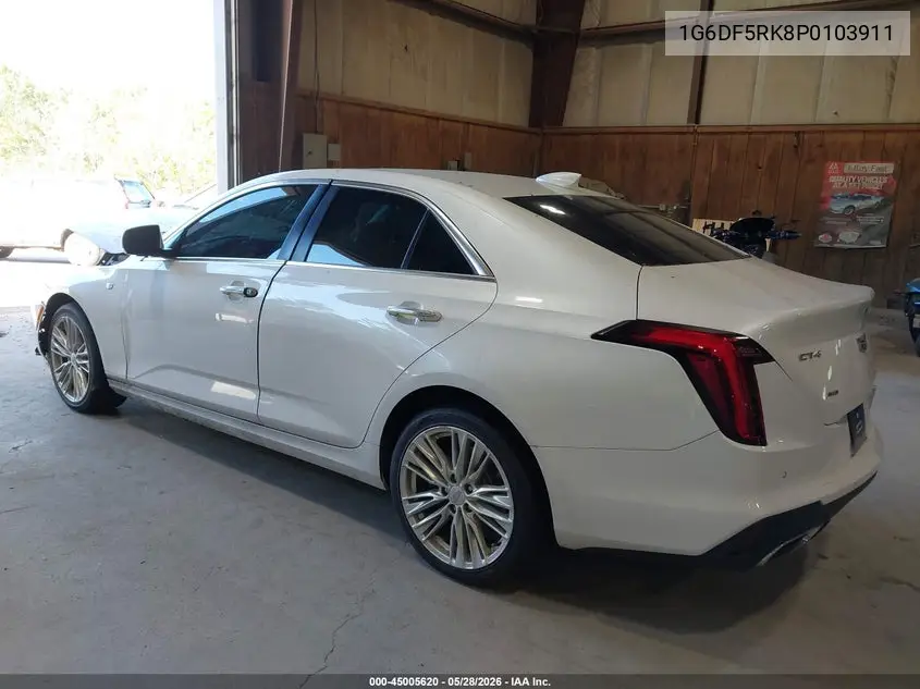 2023 Cadillac Ct4 Premium Luxury VIN: 1G6DF5RK8P0103911 Lot: 45005620