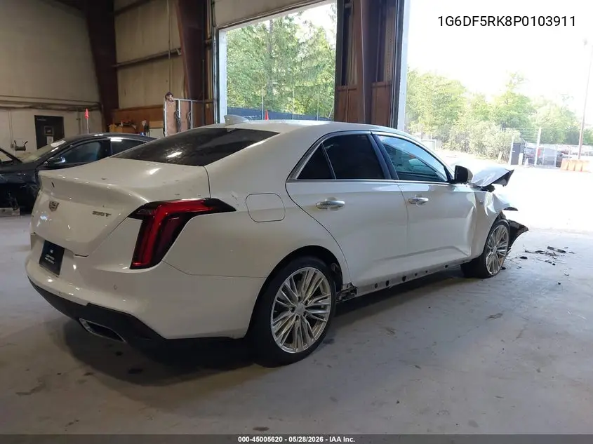 2023 Cadillac Ct4 Premium Luxury VIN: 1G6DF5RK8P0103911 Lot: 45005620