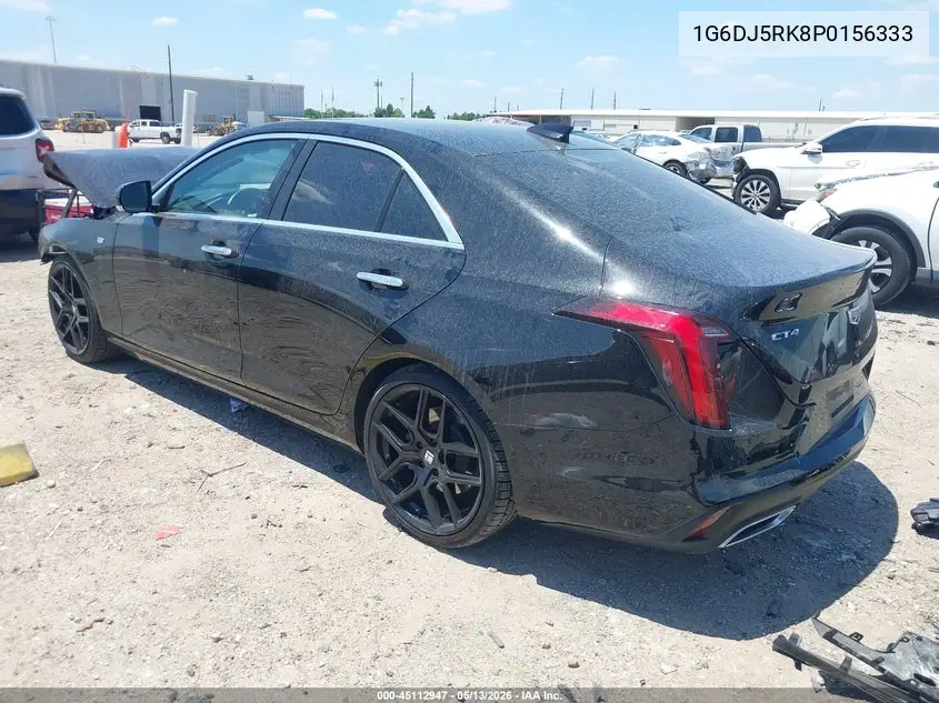 2023 Cadillac Ct4 Luxury VIN: 1G6DJ5RK8P0156333 Lot: 45112947