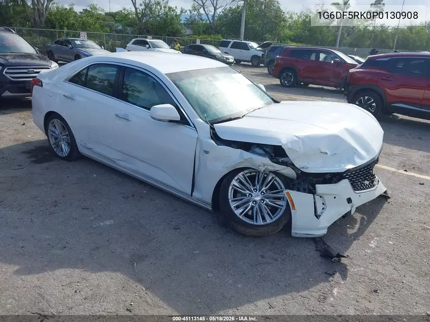 2023 Cadillac Ct4 Premium Luxury VIN: 1G6DF5RK0P0130908 Lot: 45113145