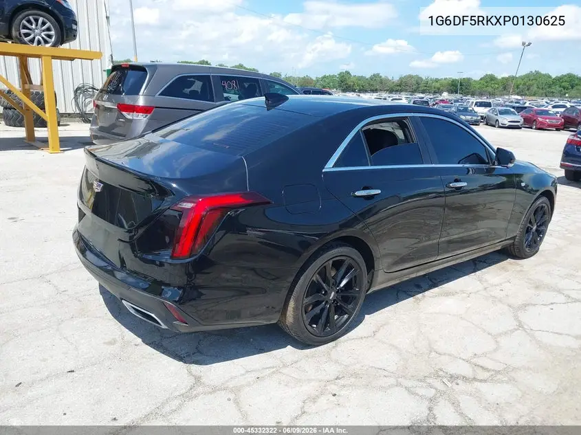 2023 Cadillac Ct4 Premium Luxury VIN: 1G6DF5RKXP0130625 Lot: 45332322
