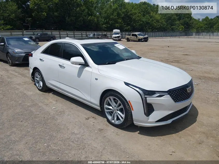 2023 Cadillac Ct4 Luxury VIN: 1G6DJ5RK0P0130874 Lot: 45568706