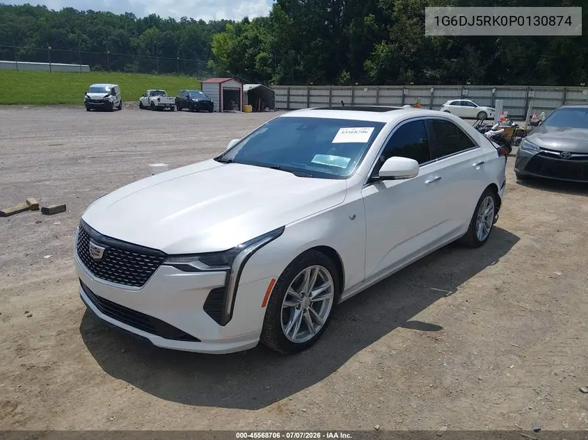 2023 Cadillac Ct4 Luxury VIN: 1G6DJ5RK0P0130874 Lot: 45568706