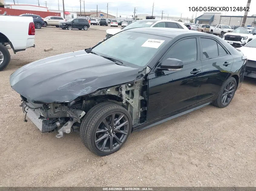 2024 Cadillac Ct4 Sport VIN: 1G6DG5RKXR0124842 Lot: 44820906