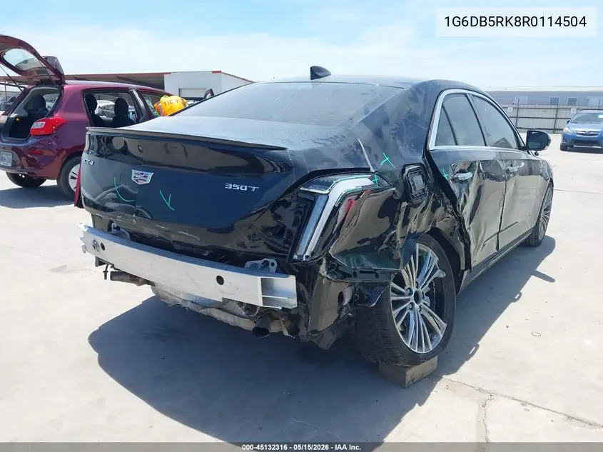 2024 Cadillac Ct4 Premium Luxury VIN: 1G6DB5RK8R0114504 Lot: 45132316