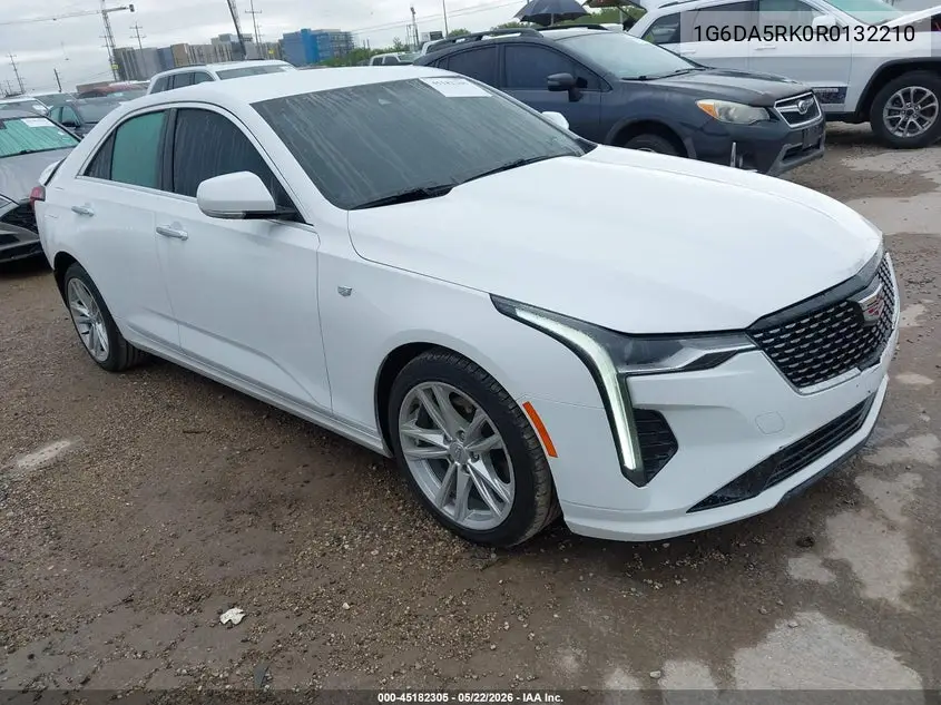 2024 Cadillac Ct4 Luxury VIN: 1G6DA5RK0R0132210 Lot: 45182305