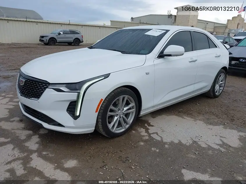 2024 Cadillac Ct4 Luxury VIN: 1G6DA5RK0R0132210 Lot: 45182305