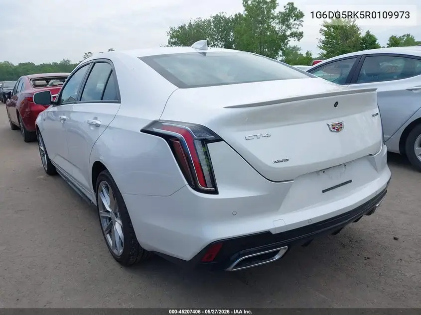 2024 Cadillac Ct4 Sport VIN: 1G6DG5RK5R0109973 Lot: 45207406