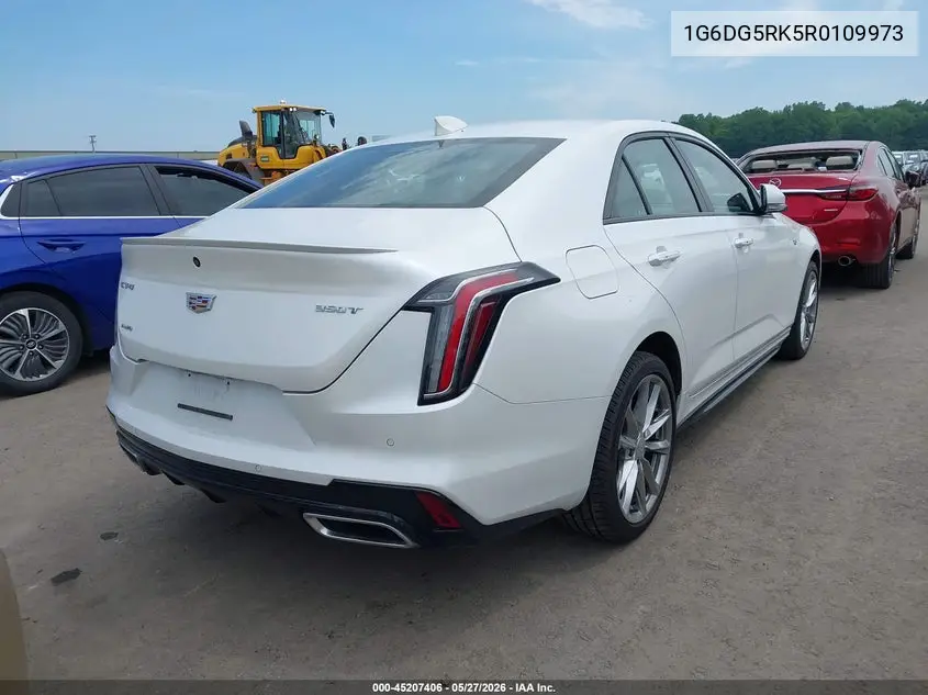 2024 Cadillac Ct4 Sport VIN: 1G6DG5RK5R0109973 Lot: 45207406