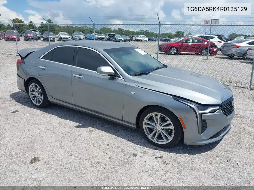 2024 Cadillac Ct4 Luxury VIN: 1G6DA5RK4R0125129 Lot: 45233706