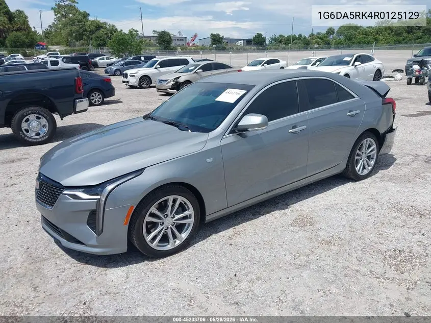 2024 Cadillac Ct4 Luxury VIN: 1G6DA5RK4R0125129 Lot: 45233706