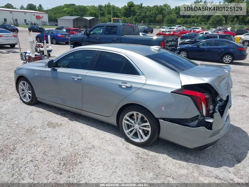 2024 Cadillac Ct4 Luxury VIN: 1G6DA5RK4R0125129 Lot: 45233706