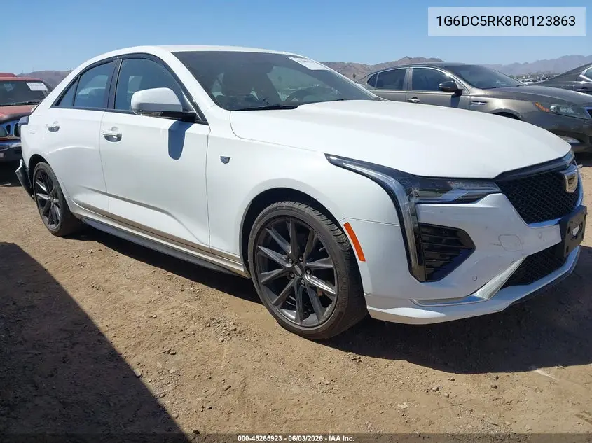 2024 Cadillac Ct4 Sport VIN: 1G6DC5RK8R0123863 Lot: 45265923