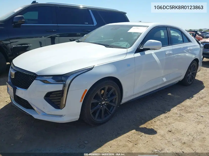 2024 Cadillac Ct4 Sport VIN: 1G6DC5RK8R0123863 Lot: 45265923
