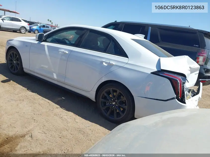 2024 Cadillac Ct4 Sport VIN: 1G6DC5RK8R0123863 Lot: 45265923