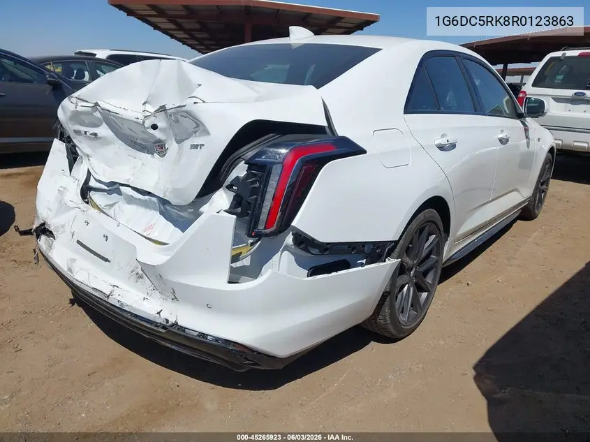 2024 Cadillac Ct4 Sport VIN: 1G6DC5RK8R0123863 Lot: 45265923
