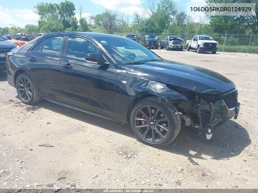 2024 Cadillac Ct4 Sport VIN: 1G6DG5RK0R0124929 Lot: 45362902
