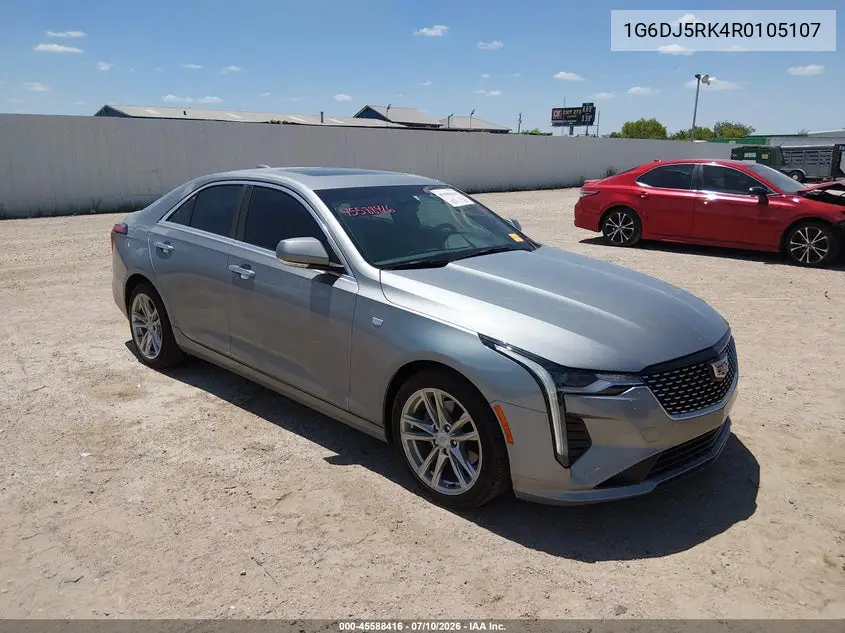 2024 Cadillac Ct4 Luxury VIN: 1G6DJ5RK4R0105107 Lot: 45588416