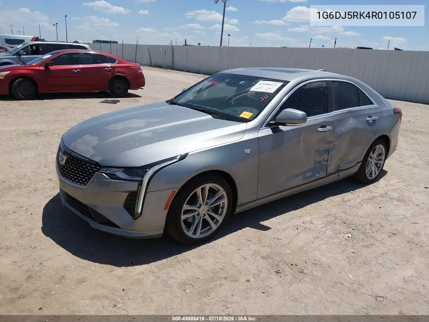 2024 Cadillac Ct4 Luxury VIN: 1G6DJ5RK4R0105107 Lot: 45588416