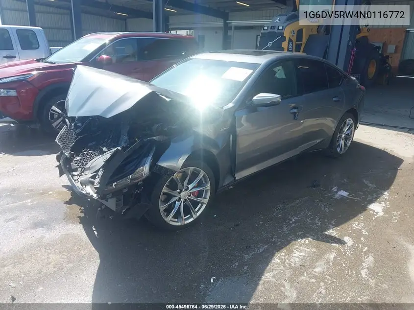 2022 Cadillac Ct5-V V-Series VIN: 1G6DV5RW4N0116772 Lot: 45496764