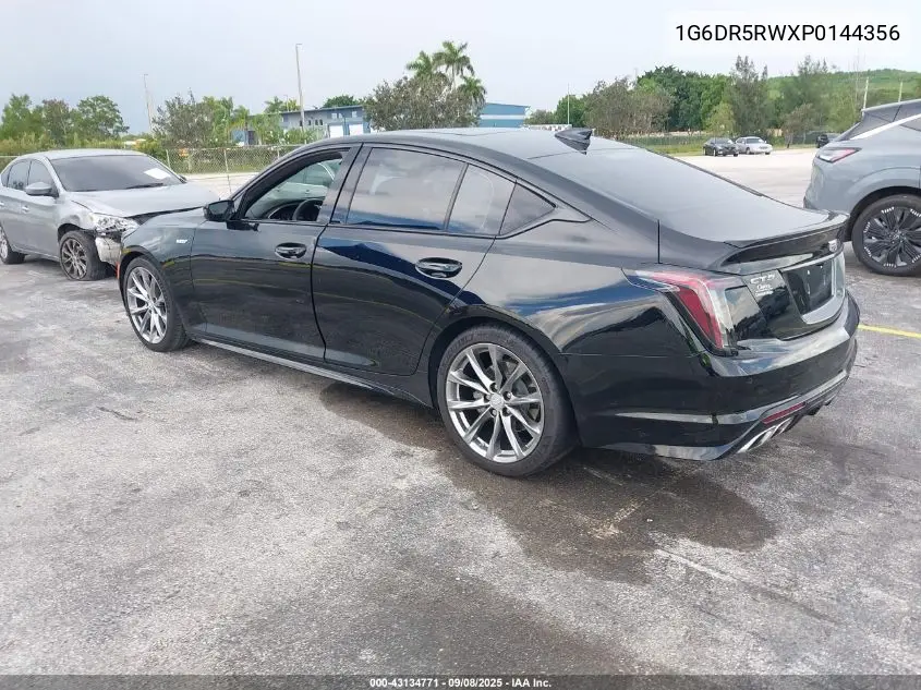 2023 Cadillac Ct5-V V-Series VIN: 1G6DR5RWXP0144356 Lot: 43134771