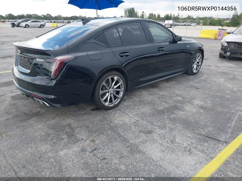 2023 Cadillac Ct5-V V-Series VIN: 1G6DR5RWXP0144356 Lot: 43134771