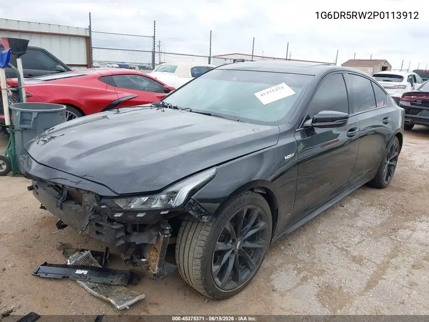 2023 Cadillac Ct5-V V-Series VIN: 1G6DR5RW2P0113912 Lot: 45375371
