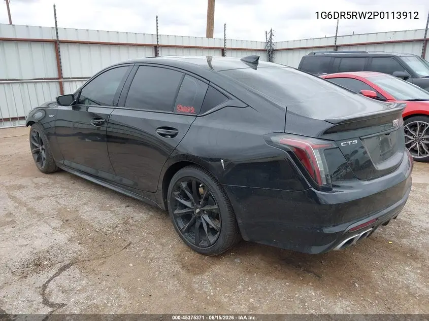 2023 Cadillac Ct5-V V-Series VIN: 1G6DR5RW2P0113912 Lot: 45375371