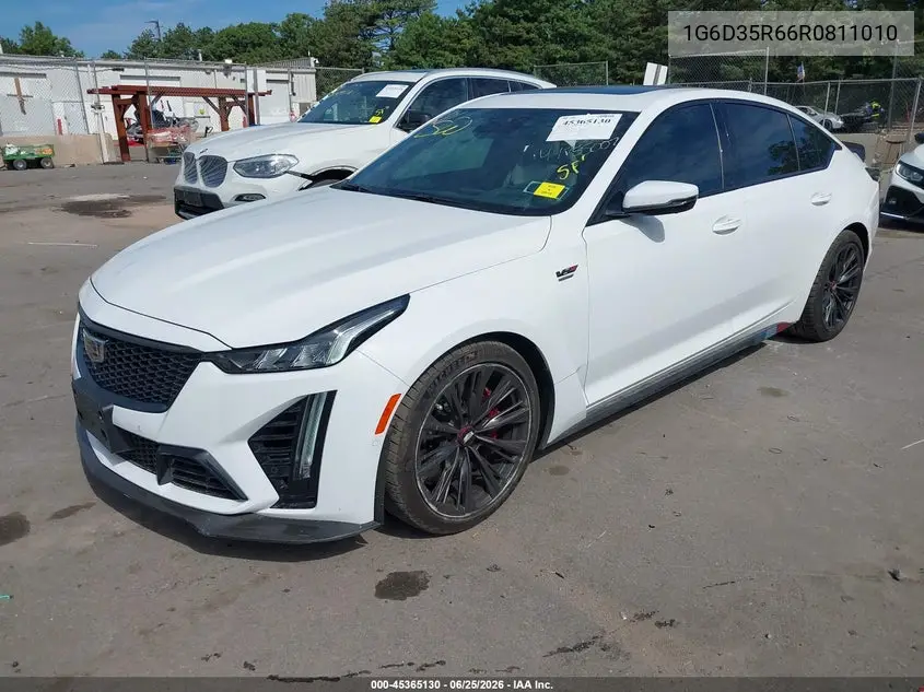 2024 Cadillac Ct5-V V-Series Blackwing VIN: 1G6D35R66R0811010 Lot: 45365130