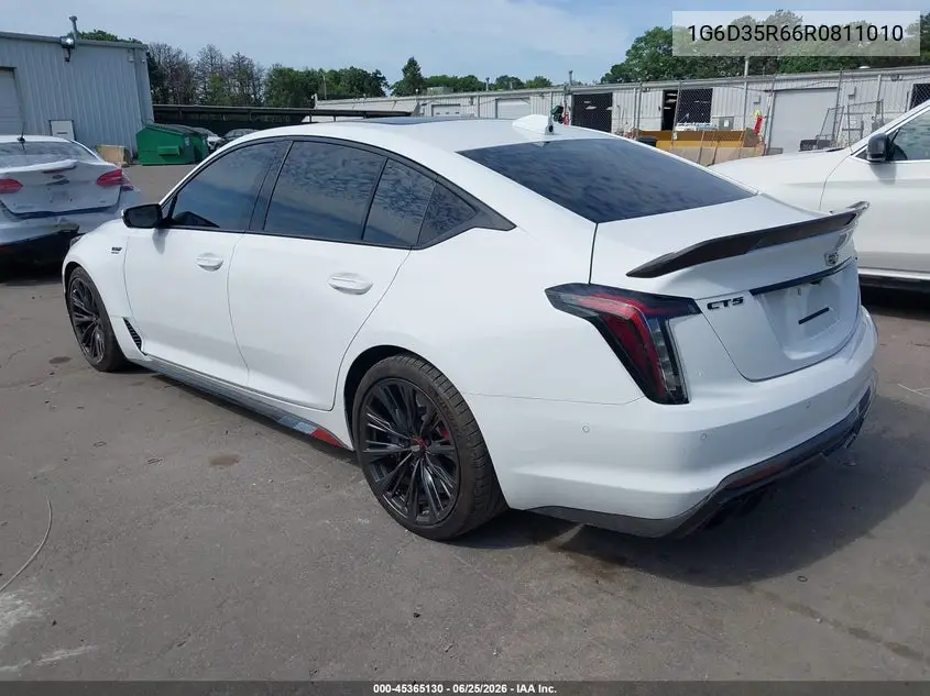 2024 Cadillac Ct5-V V-Series Blackwing VIN: 1G6D35R66R0811010 Lot: 45365130