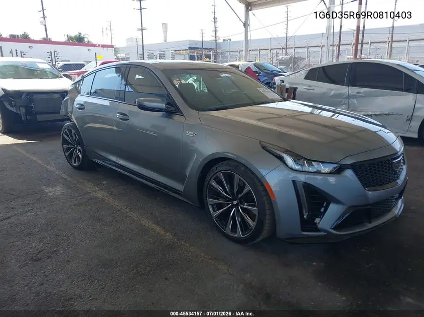 2024 Cadillac Ct5-V V-Series Blackwing VIN: 1G6D35R69R0810403 Lot: 45534157
