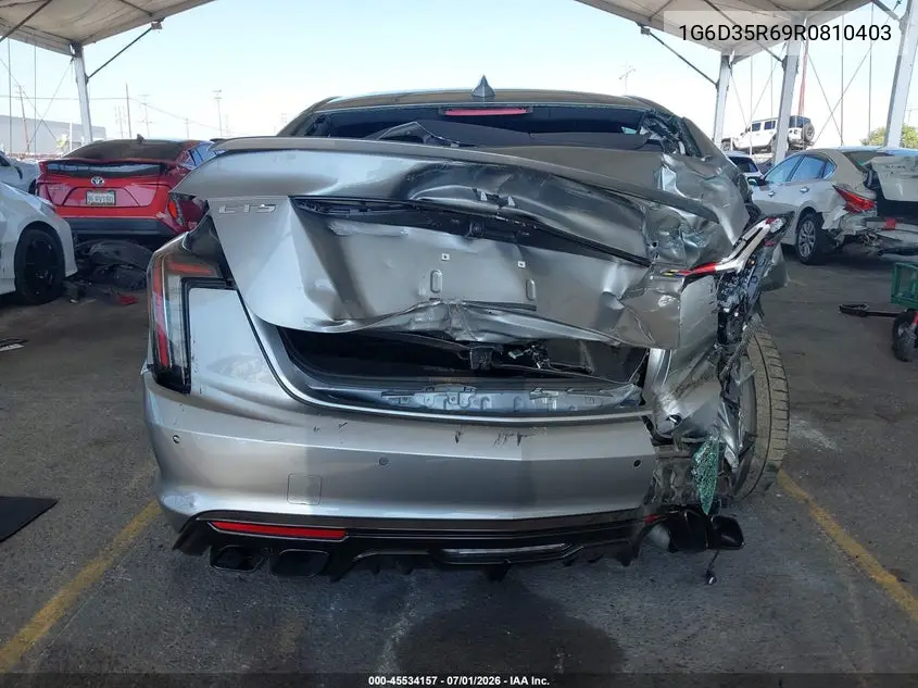 2024 Cadillac Ct5-V V-Series Blackwing VIN: 1G6D35R69R0810403 Lot: 45534157