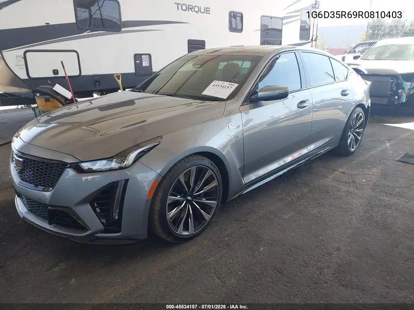 2024 Cadillac Ct5-V V-Series Blackwing VIN: 1G6D35R69R0810403 Lot: 45534157