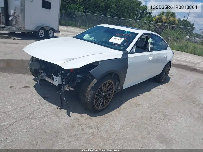 2024 Cadillac Ct5-V V-Series Blackwing VIN: 1G6D35R61R0810864 Lot: 45560030