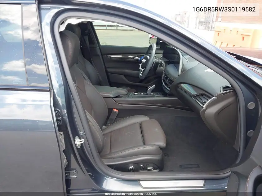 2025 Cadillac Ct5-V V-Series Rwd VIN: 1G6DR5RW3S0119582 Lot: 44703646