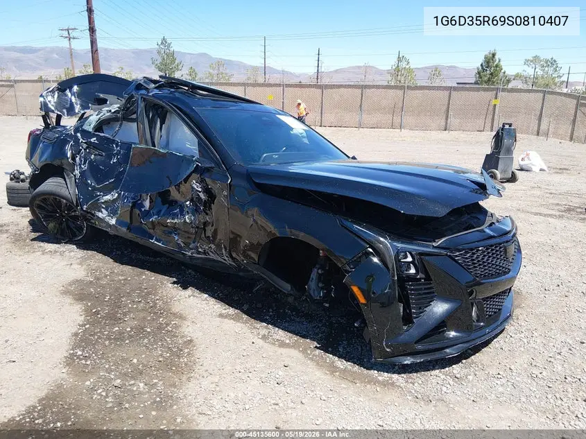 2025 Cadillac Ct5-V V-Series Blackwing Rwd VIN: 1G6D35R69S0810407 Lot: 45135600