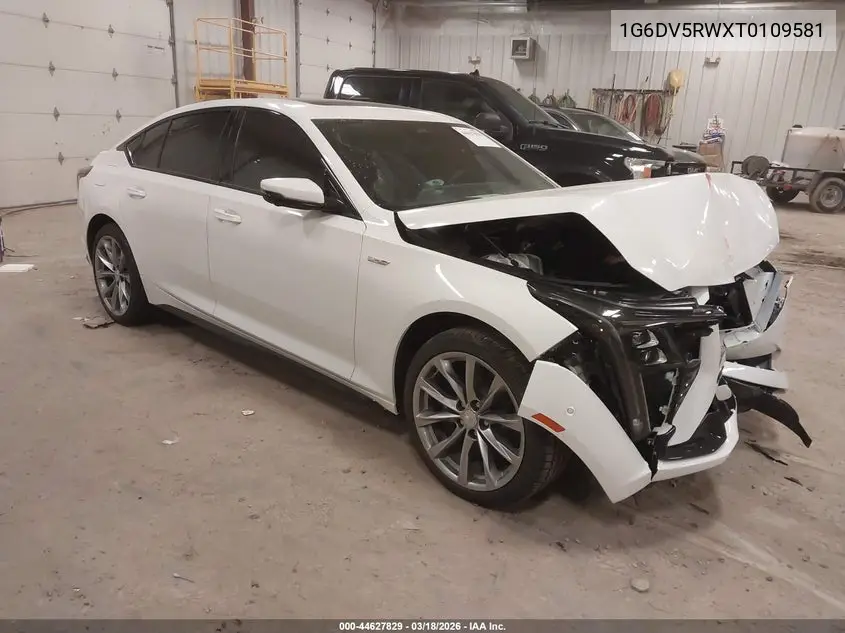 2026 Cadillac Ct5-V V-Series Rwd VIN: 1G6DV5RWXT0109581 Lot: 44627829