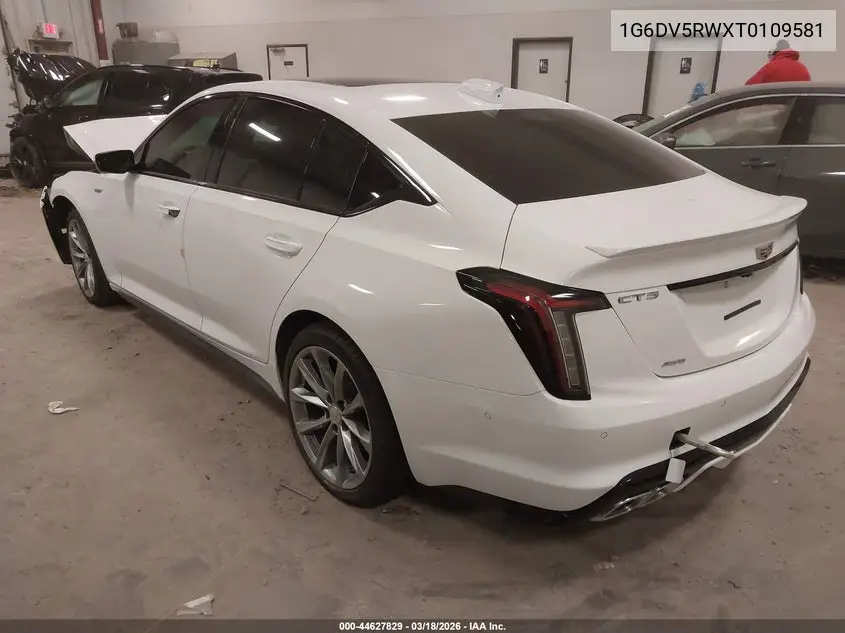 2026 Cadillac Ct5-V V-Series Rwd VIN: 1G6DV5RWXT0109581 Lot: 44627829