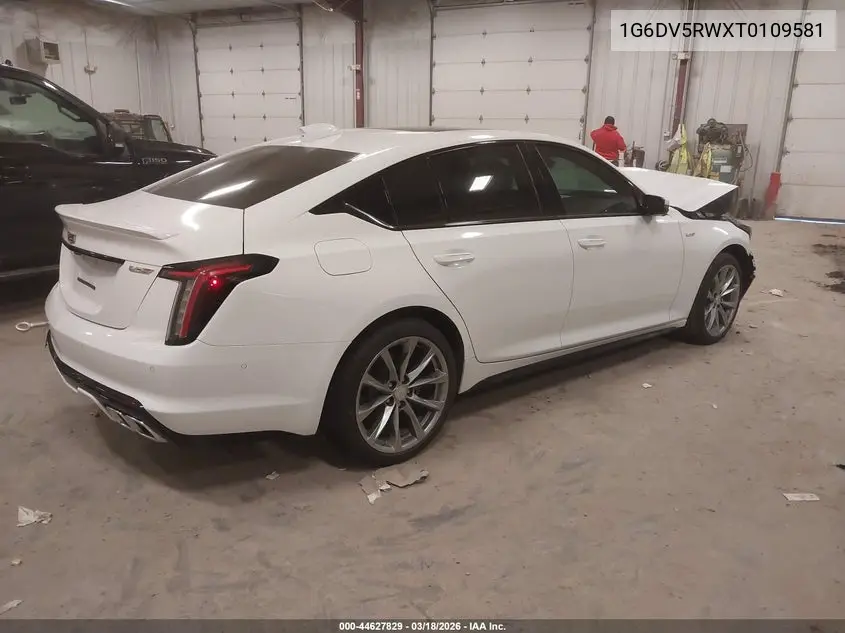 2026 Cadillac Ct5-V V-Series Rwd VIN: 1G6DV5RWXT0109581 Lot: 44627829