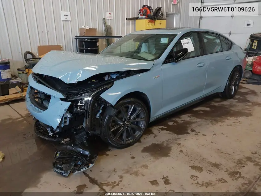 2026 Cadillac Ct5-V V-Series Rwd VIN: 1G6DV5RW6T0109626 Lot: 44684875