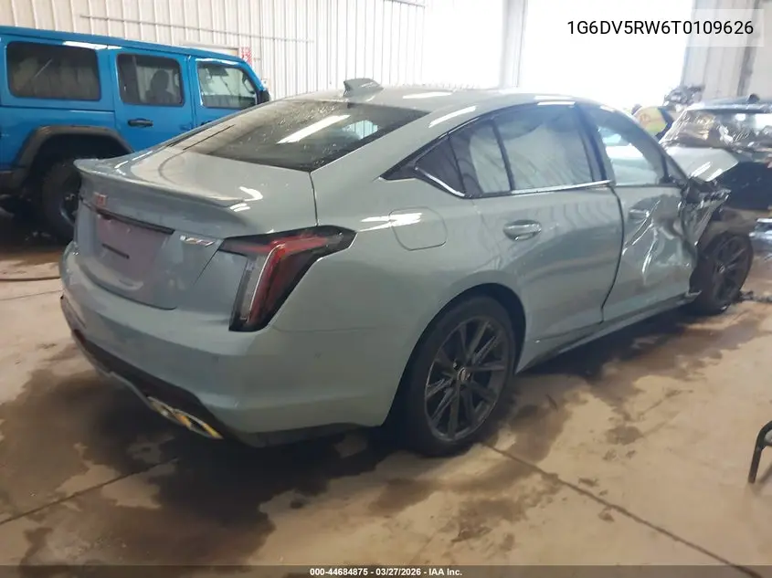 2026 Cadillac Ct5-V V-Series Rwd VIN: 1G6DV5RW6T0109626 Lot: 44684875