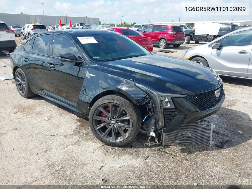 2026 Cadillac Ct5-V V-Series Rwd VIN: 1G6DR5RW1T0102099 Lot: 44720712