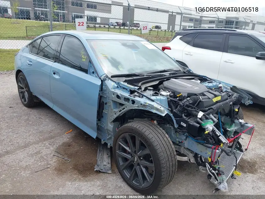 2026 Cadillac Ct5-V V-Series Rwd VIN: 1G6DR5RW4T0106518 Lot: 45263926