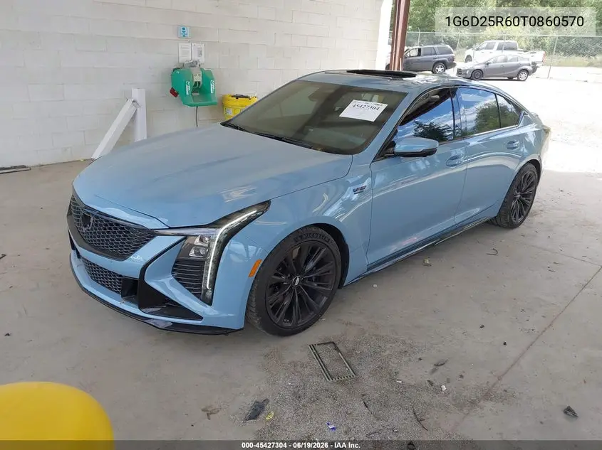 2026 Cadillac Ct5-V V-Series Blackwing Rwd VIN: 1G6D25R60T0860570 Lot: 45427304