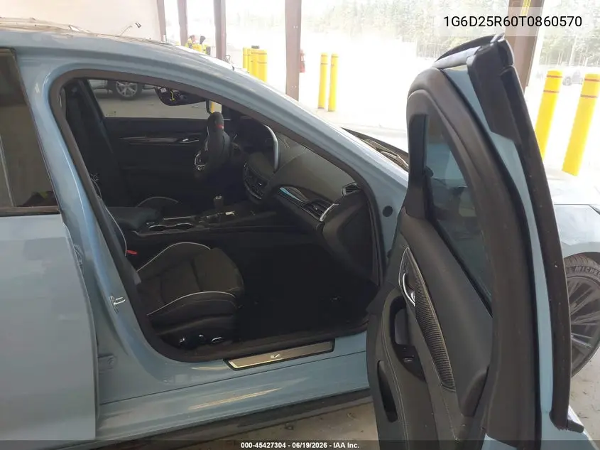 2026 Cadillac Ct5-V V-Series Blackwing Rwd VIN: 1G6D25R60T0860570 Lot: 45427304