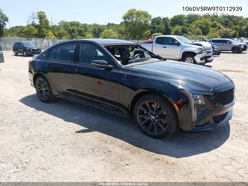 2026 Cadillac Ct5-V V-Series Rwd VIN: 1G6DV5RW9T0112939 Lot: 45612819