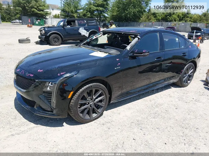 2026 Cadillac Ct5-V V-Series Rwd VIN: 1G6DV5RW9T0112939 Lot: 45612819