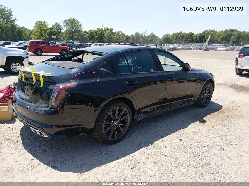 2026 Cadillac Ct5-V V-Series Rwd VIN: 1G6DV5RW9T0112939 Lot: 45612819